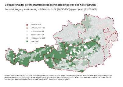 Ertragsänderung Ackerland sc01 zu past - Standarddüngung